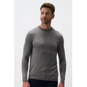 Bluza uni slim fit