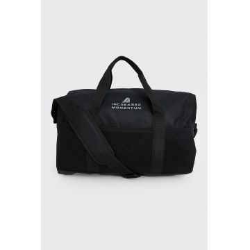 Geanta duffle din material textil cu imprimeu