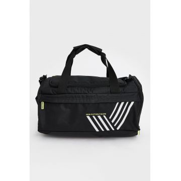 Geanya duffle cu imprimeu cu dungi