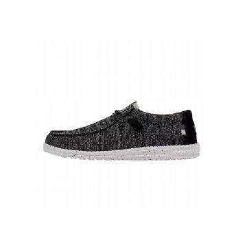 Mocasini Barbati -  Wally Sox Stitch - Negru