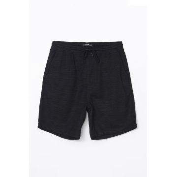 Pantaloni de trening scurti cu croiala regular-fit si snur