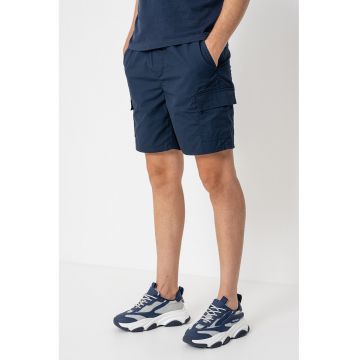 Pantaloni scurti cargo cu snur de ajustare Kal