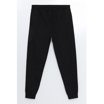 Pantaloni uni de trening din amestec de bumbac