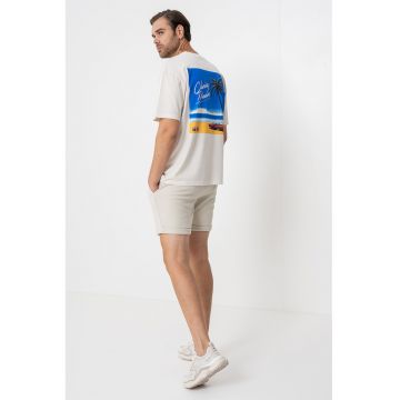 Tricou relaxed fit cu imprimeu foto Passa Vice