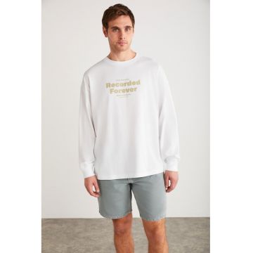 Bluza de trening cu imprimeu text