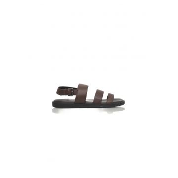 Sandale gladiator de piele