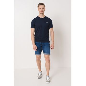 Tricou slim fit cu logo