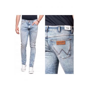 Blugi barbati -  7759-84 - Larston - Bumbac - Lungi - Barbati - Slim fit - W27-L32 US - Albastru