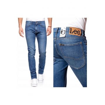 Blugi barbati -  Lee Luke - Bumbac - Lungi - Slim fit - W27-L32 US - Albastru