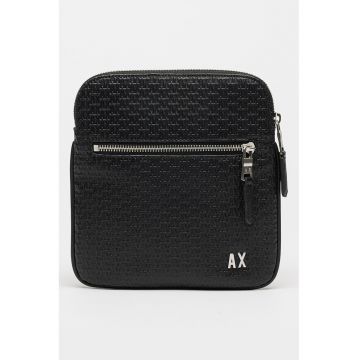 Geanta crossbody de piele ecologica cu aspect texturat