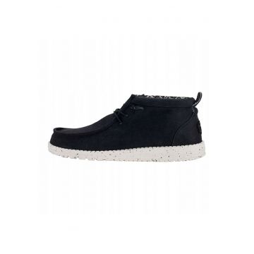 Mocasini Barbati -  Wally Mid Canvas - Negru