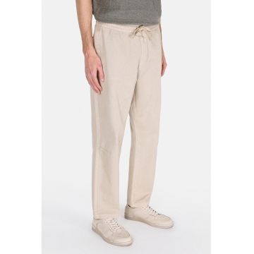 Pantaloni drepti cu snur