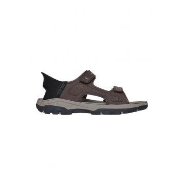 Sandale cu talpa plata si inchidere velcro Tresmen-Hirano