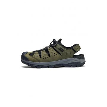 Sandale de piele ecologica si material textil Tresmen Menard