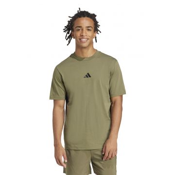 Tricou din bumbac cu broderie logo