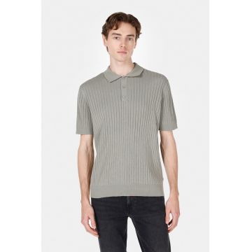 Tricou polo din tricot