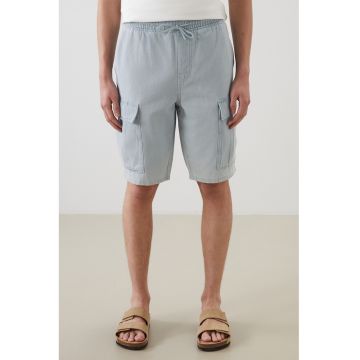 Bermude cargo de denim
