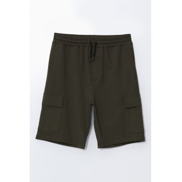 Pantaloni cargo cu snur