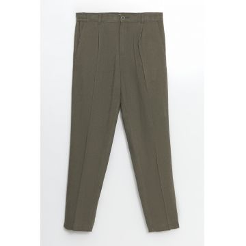 Pantaloni din amestec de in