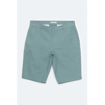 Pantaloni scurti cu talie medie din bumbac