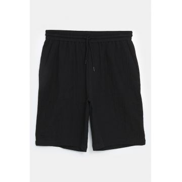 Pantaloni scurti de bumbac cu snur