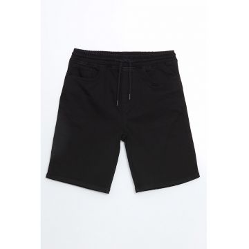Pantaloni scurti din bumbac cu snururi