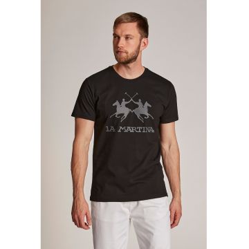 Tricou de bumbac cu imprimeu logo