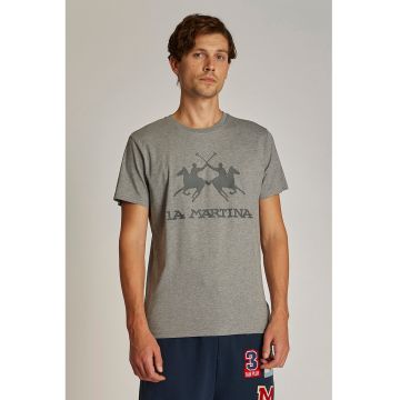 Tricou de bumbac cu imprimeu logo