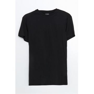 Tricou de pijama din bumbac si modal