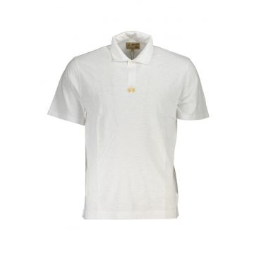 Tricou polo barbati -  100% Cotone - Alb - 23083