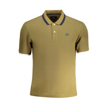 Tricou polo barbati - cu detalii pe guler - Regular Fit