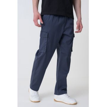 Pantaloni cargo cu snur