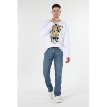 Pantaloni De Barbati Albastru inchis Regular Fit 045 DAVID