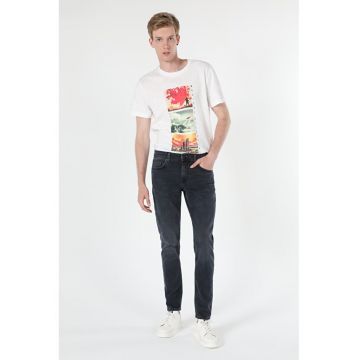 Pantaloni De Barbati Albastru inchis Slim Fit 041 DANNY -