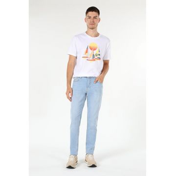 Pantaloni De Barbati Albastru Marin Slim Fit 041 DANNY