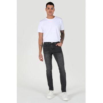 Pantaloni De Barbati Albastru Slim Fit DANNY