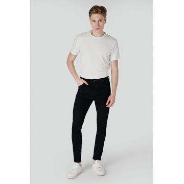 Pantaloni De Barbati Negru Skinny Fit1