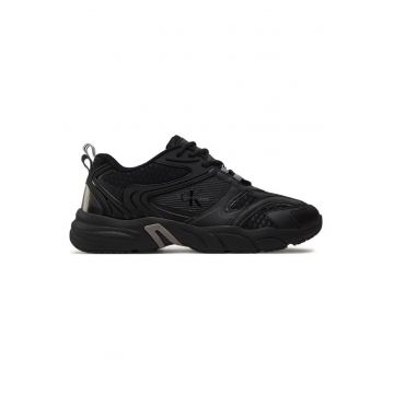 Pantofi sport  pentru Barbati - retro tennis low mix ml met - YM0YM00931-0GT - Negru - Negru