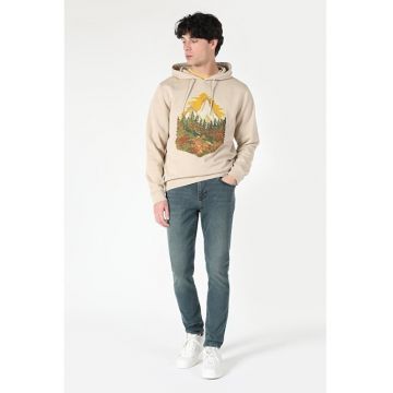 Swater / Bluza De Barbati Bej