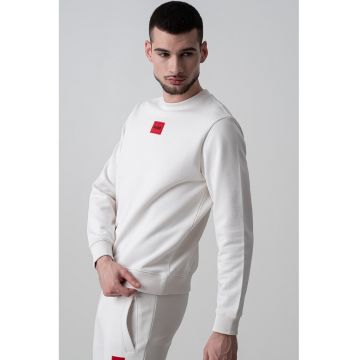Bluza de trening din bumbac cu decolteu la baza gatului Diragol