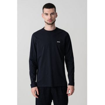 Bluza regular fit cu logo