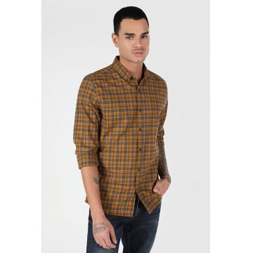 Camasa Cu Maneca Lunga De Barbati Safran Slim Fit Cl1061023 8683197416230