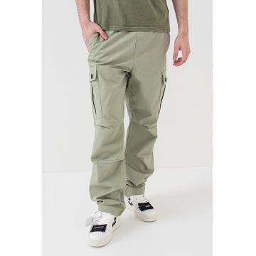 Pantaloni cargo cu snur