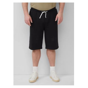 Pantaloni scurti barbati big sizes - Detroit - cu talie medie si croiala Regular Fit - Negru