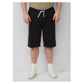 Pantaloni scurti barbati big sizes - Detroit - cu talie medie si croiala Regular Fit - Negru