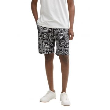 Pantaloni scurti din amestec de in