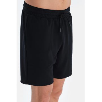 Pantaloni scurti din amestec de modal cu snur