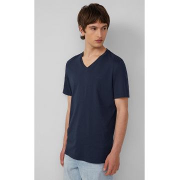 Tricou barbati cu decolteu in V - Regular fit - din bumbac