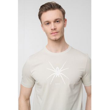 Tricou de bumbac cu imprimeu grafic