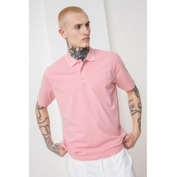 Tricou polo relaxed fit